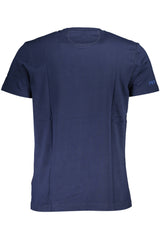LA MARTINA MEN'S SHORT SLEEVE T-SHIRT BLUE
