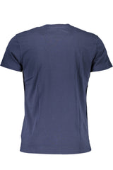 LA MARTINA MEN'S SHORT SLEEVE T-SHIRT BLUE