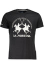 LA MARTINA MEN'S SHORT SLEEVE T-SHIRT BLACK