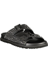 LAURA BIAGIOTTI WOMEN'S BLACK SLIPPER FOOTWEAR