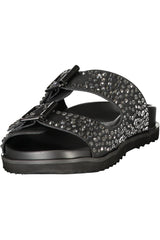 LAURA BIAGIOTTI WOMEN'S BLACK SLIPPER FOOTWEAR