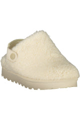 LAURA BIAGIOTTI WOMEN'S WHITE WINTER CLOG FOOTWEAR