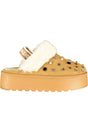 LAURA BIAGIOTTI WOMEN'S WINTER CLOG FOOTWEAR, BROWN