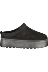 LAURA BIAGIOTTI WOMEN'S BLACK WINTER CLOG FOOTWEAR