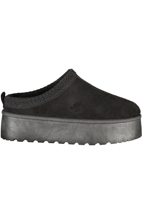 LAURA BIAGIOTTI WOMEN'S BLACK WINTER CLOG FOOTWEAR