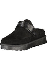LAURA BIAGIOTTI WOMEN'S BLACK WINTER CLOG FOOTWEAR