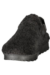 LAURA BIAGIOTTI WOMEN'S BLACK WINTER CLOG FOOTWEAR