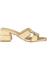 LAURA BIAGIOTTI WOMEN'S BEIGE SANDALS