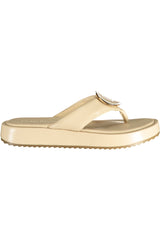 LAURA BIAGIOTTI WOMEN'S BEIGE SANDALS