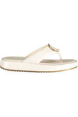 LAURA BIAGIOTTI WOMEN'S WHITE SANDALS