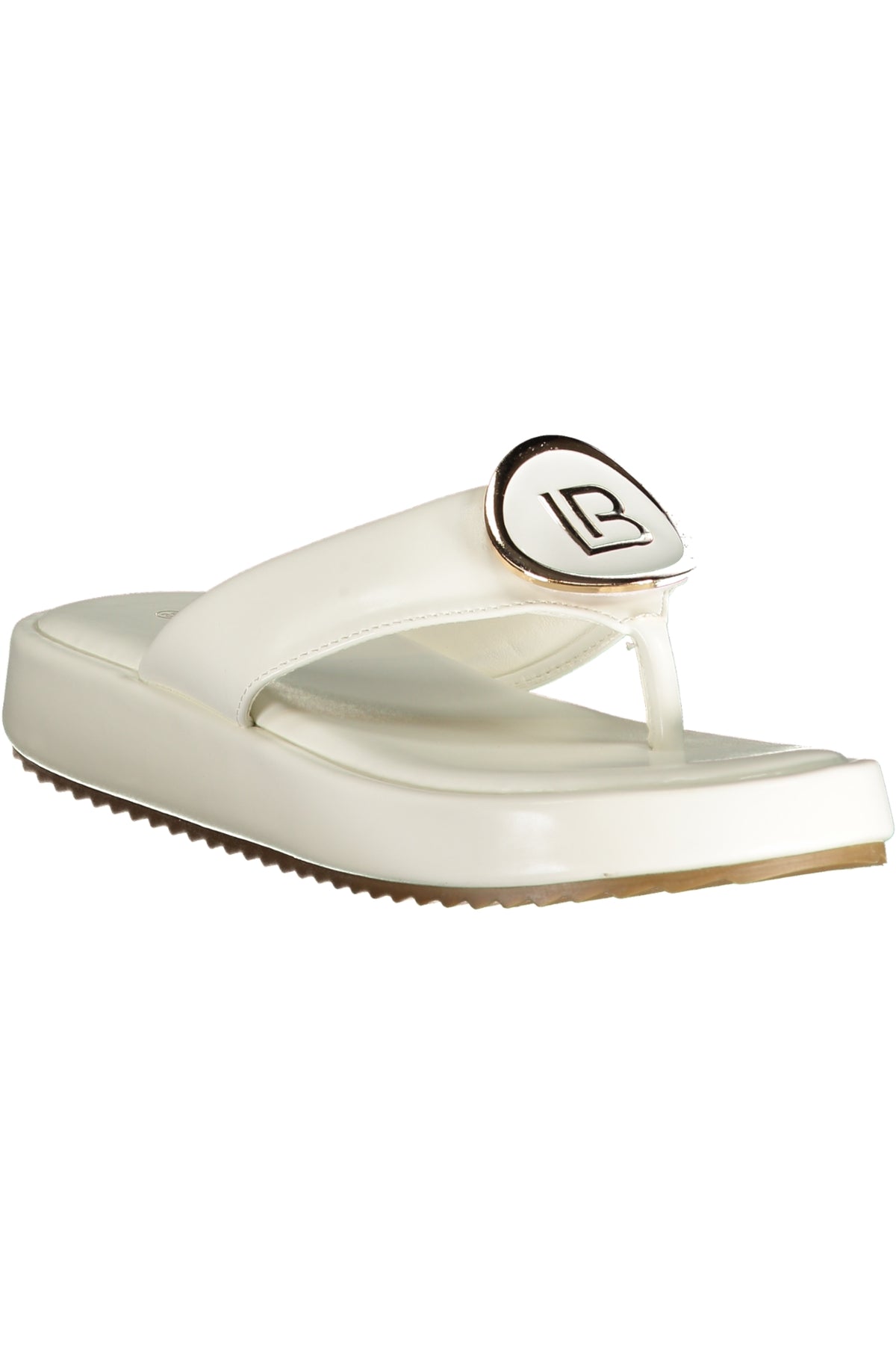 LAURA BIAGIOTTI WOMEN'S WHITE SANDALS