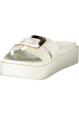 LAURA BIAGIOTTI WOMEN'S WHITE SANDALS