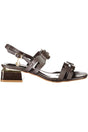 LAURA BIAGIOTTI WOMEN'S BROWN SANDALS