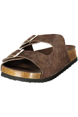 LAURA BIAGIOTTI WOMEN'S BROWN SANDALS