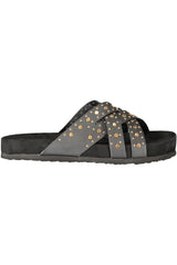 LAURA BIAGIOTTI WOMEN'S BLACK SANDALS