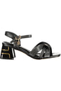 LAURA BIAGIOTTI WOMEN'S BLACK SANDALS