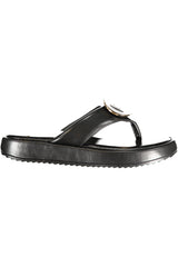 LAURA BIAGIOTTI WOMEN'S BLACK SANDALS