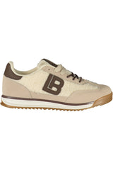 LAURA BIAGIOTTI WOMEN'S BEIGE SPORTS SHOES