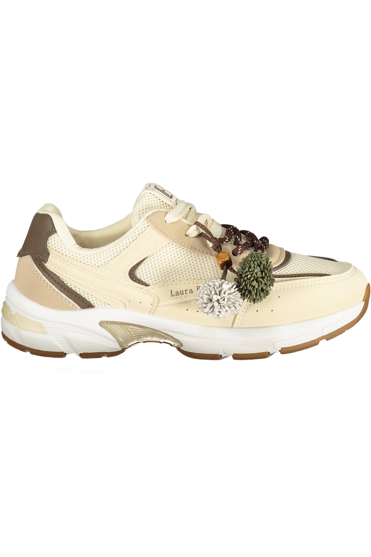 LAURA BIAGIOTTI WOMEN'S BEIGE SPORTS SHOES
