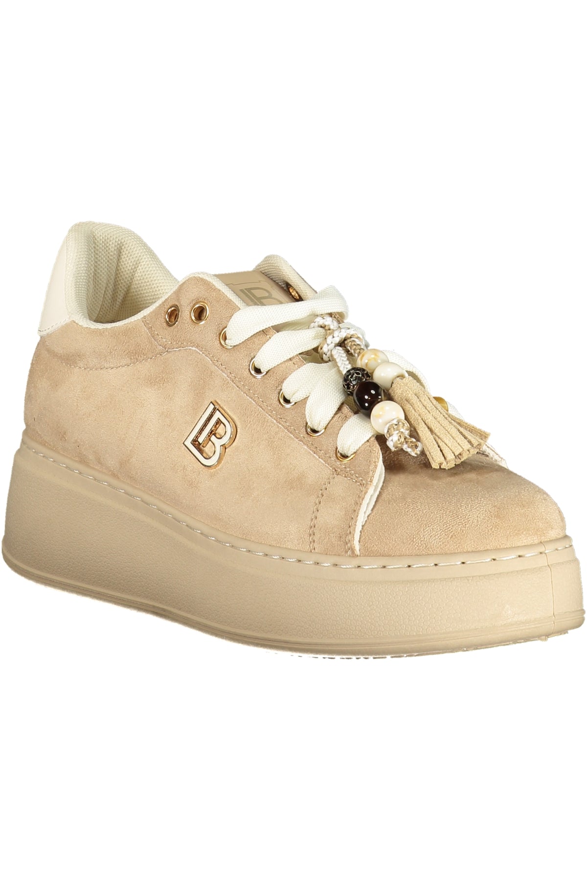 LAURA BIAGIOTTI WOMEN'S BEIGE SPORTS SHOES