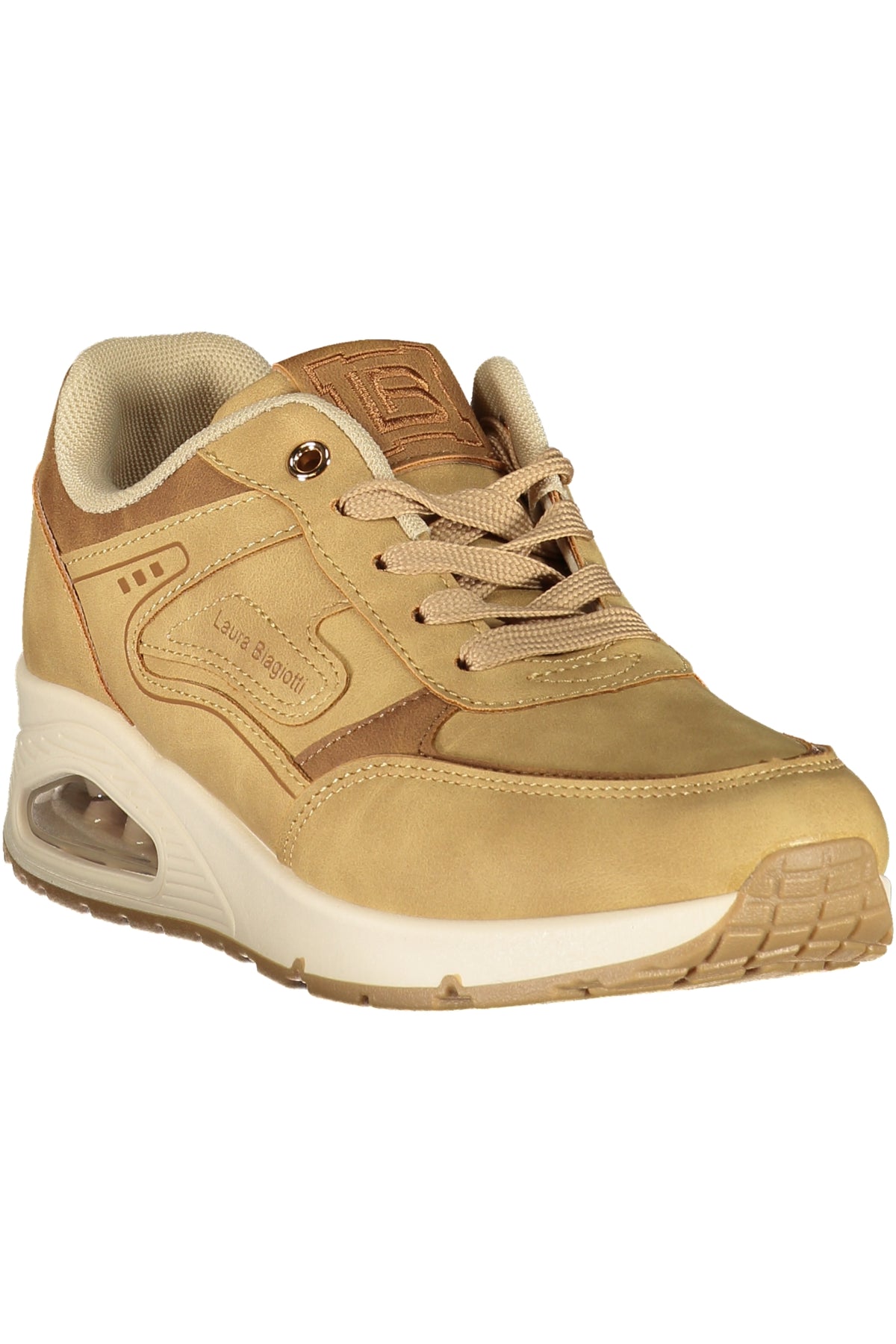 LAURA BIAGIOTTI WOMEN'S BEIGE SPORTS SHOES