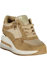 LAURA BIAGIOTTI WOMEN'S BEIGE SPORTS SHOES