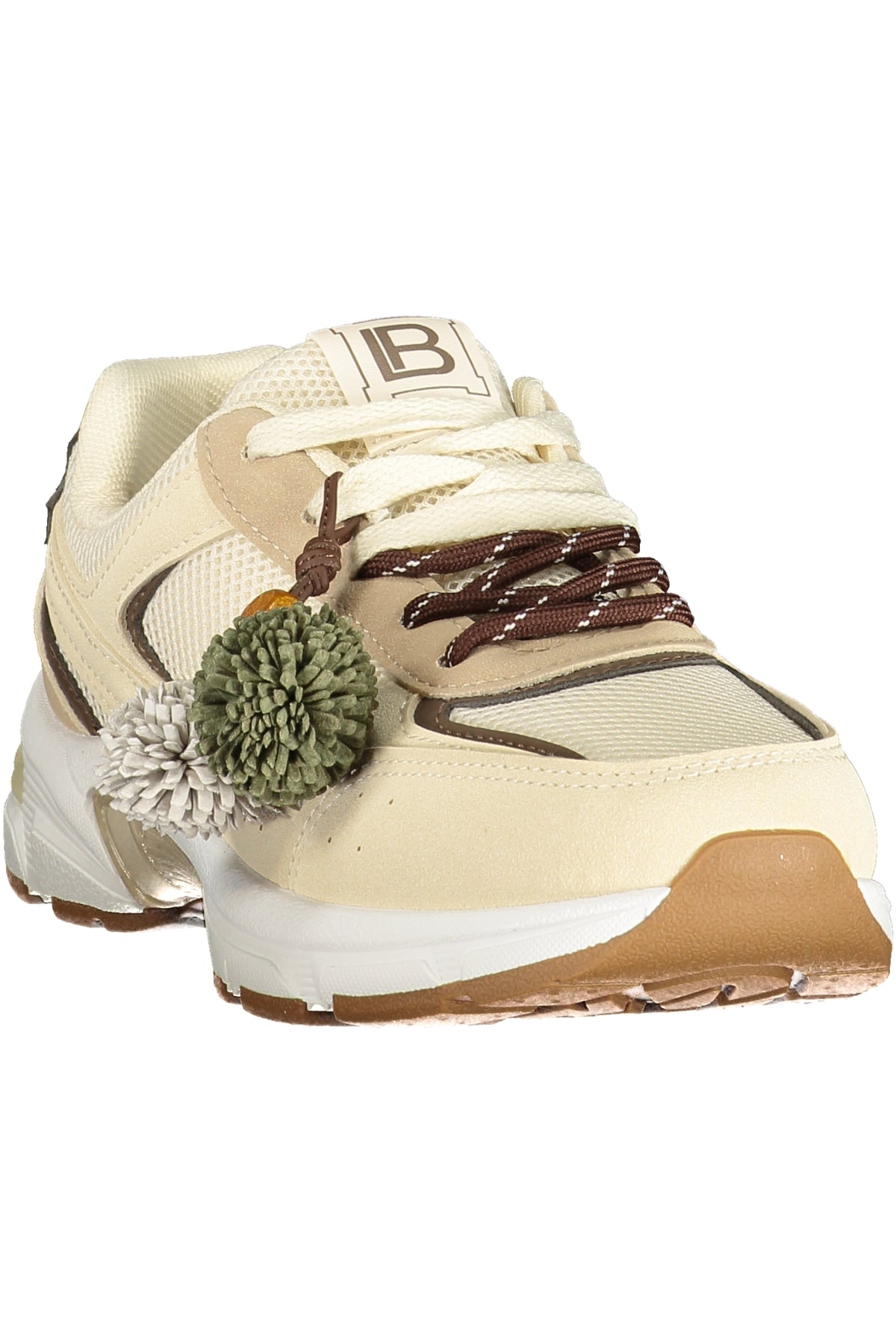 LAURA BIAGIOTTI WOMEN'S BEIGE SPORTS SHOES
