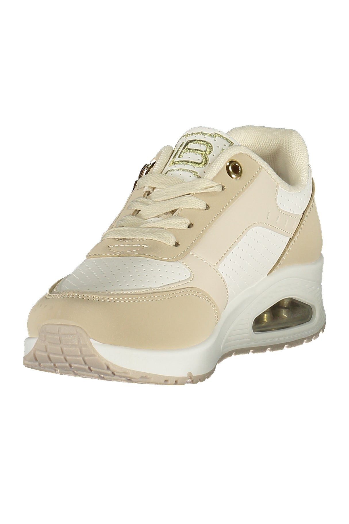 LAURA BIAGIOTTI WOMEN'S BEIGE SPORTS SHOES