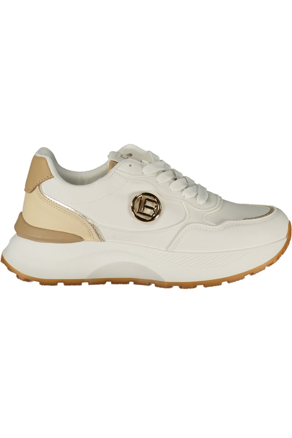 LAURA BIAGIOTTI WOMEN'S WHITE SPORTS SHOES