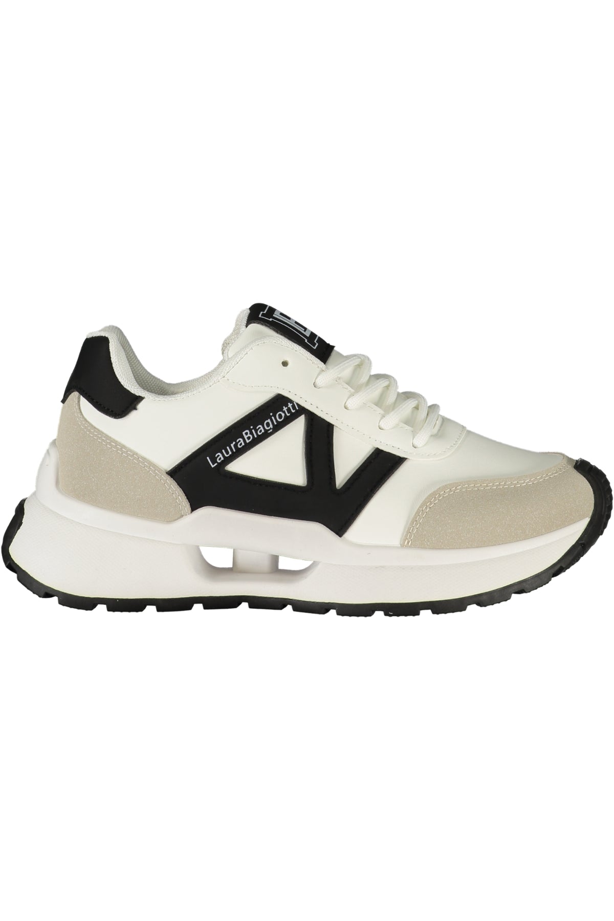 LAURA BIAGIOTTI WOMEN'S WHITE SPORTS SHOES