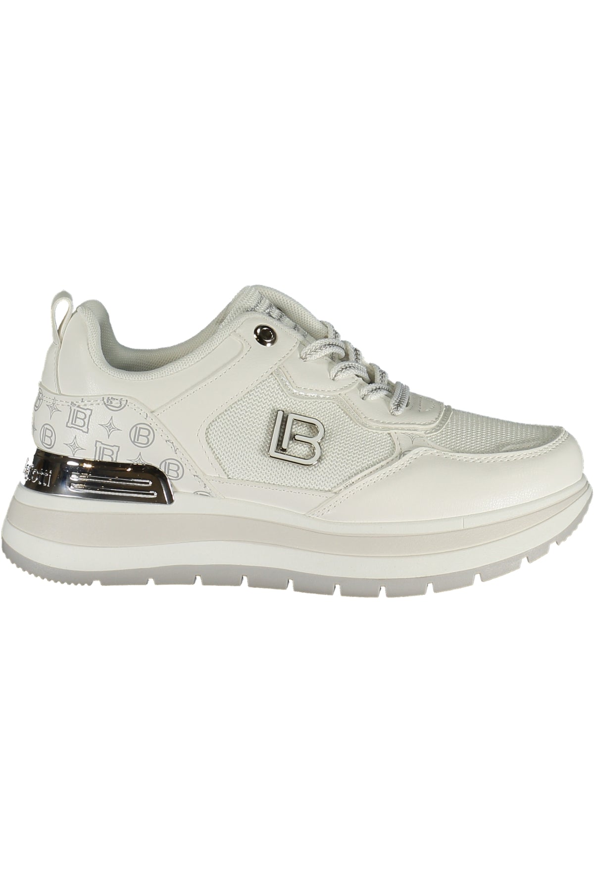 LAURA BIAGIOTTI WOMEN'S WHITE SPORTS SHOES