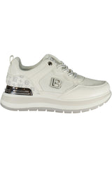 LAURA BIAGIOTTI WOMEN'S WHITE SPORTS SHOES