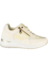 LAURA BIAGIOTTI WOMEN'S WHITE SPORTS SHOES