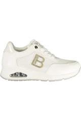 LAURA BIAGIOTTI WOMEN'S WHITE SPORTS SHOES