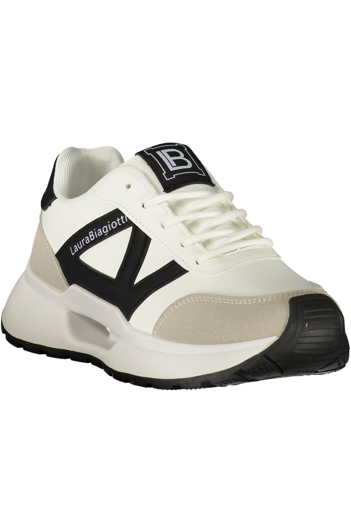 LAURA BIAGIOTTI WOMEN'S WHITE SPORTS SHOES