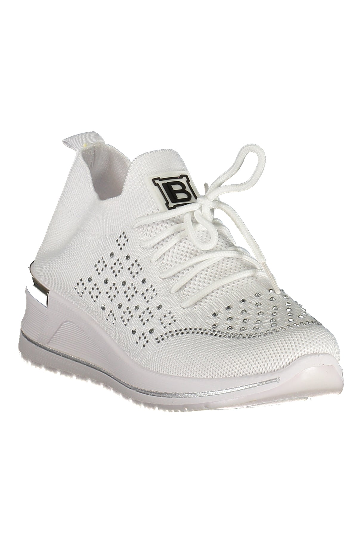 LAURA BIAGIOTTI WOMEN'S WHITE SPORTS SHOES