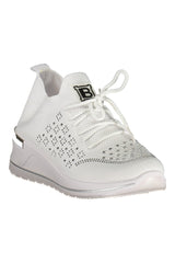 LAURA BIAGIOTTI WOMEN'S WHITE SPORTS SHOES