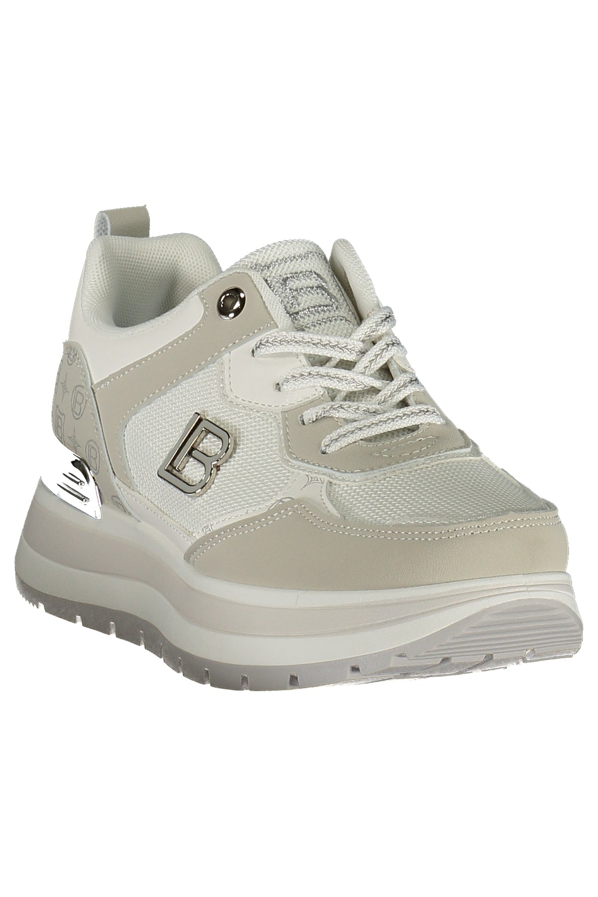 LAURA BIAGIOTTI WOMEN'S WHITE SPORTS SHOES