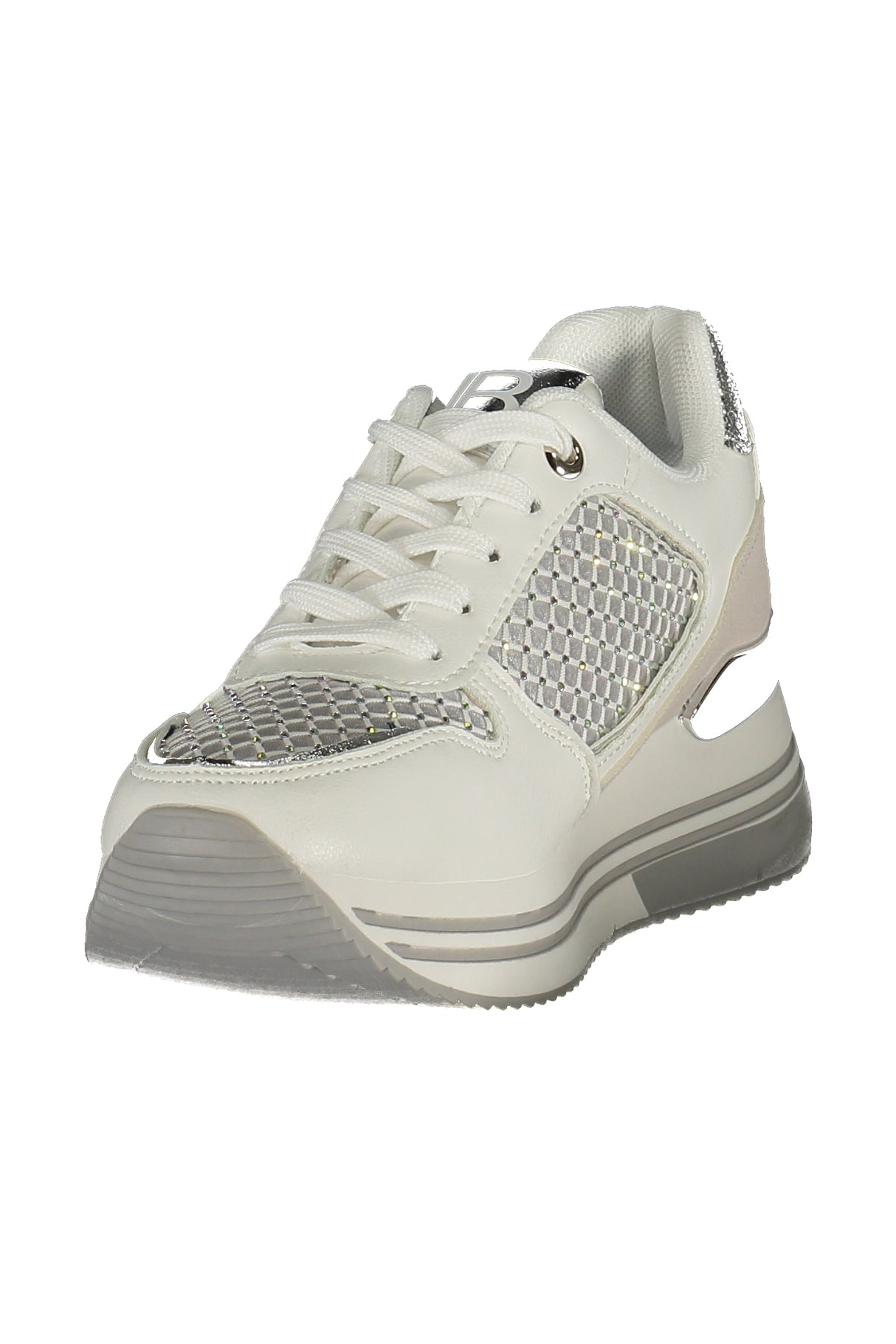 LAURA BIAGIOTTI WOMEN'S WHITE SPORTS SHOES