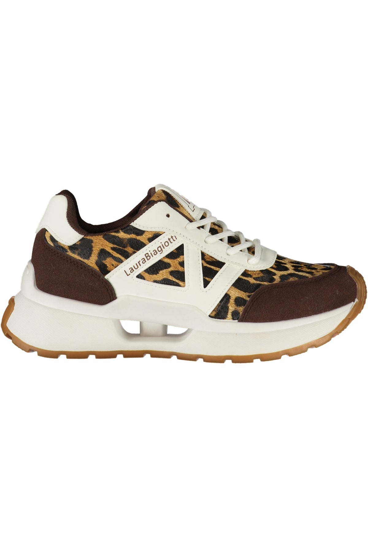 LAURA BIAGIOTTI WOMEN'S BROWN SPORTS SHOES