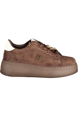 LAURA BIAGIOTTI WOMEN'S BROWN SPORTS SHOES