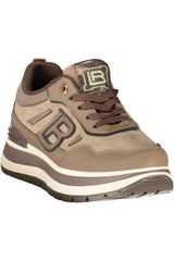 LAURA BIAGIOTTI WOMEN'S BROWN SPORTS SHOES