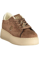 LAURA BIAGIOTTI WOMEN'S BROWN SPORTS SHOES