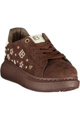 LAURA BIAGIOTTI WOMEN'S BROWN SPORTS SHOES