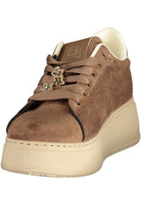 LAURA BIAGIOTTI WOMEN'S BROWN SPORTS SHOES