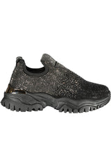 LAURA BIAGIOTTI WOMEN'S BLACK SPORTS SHOES