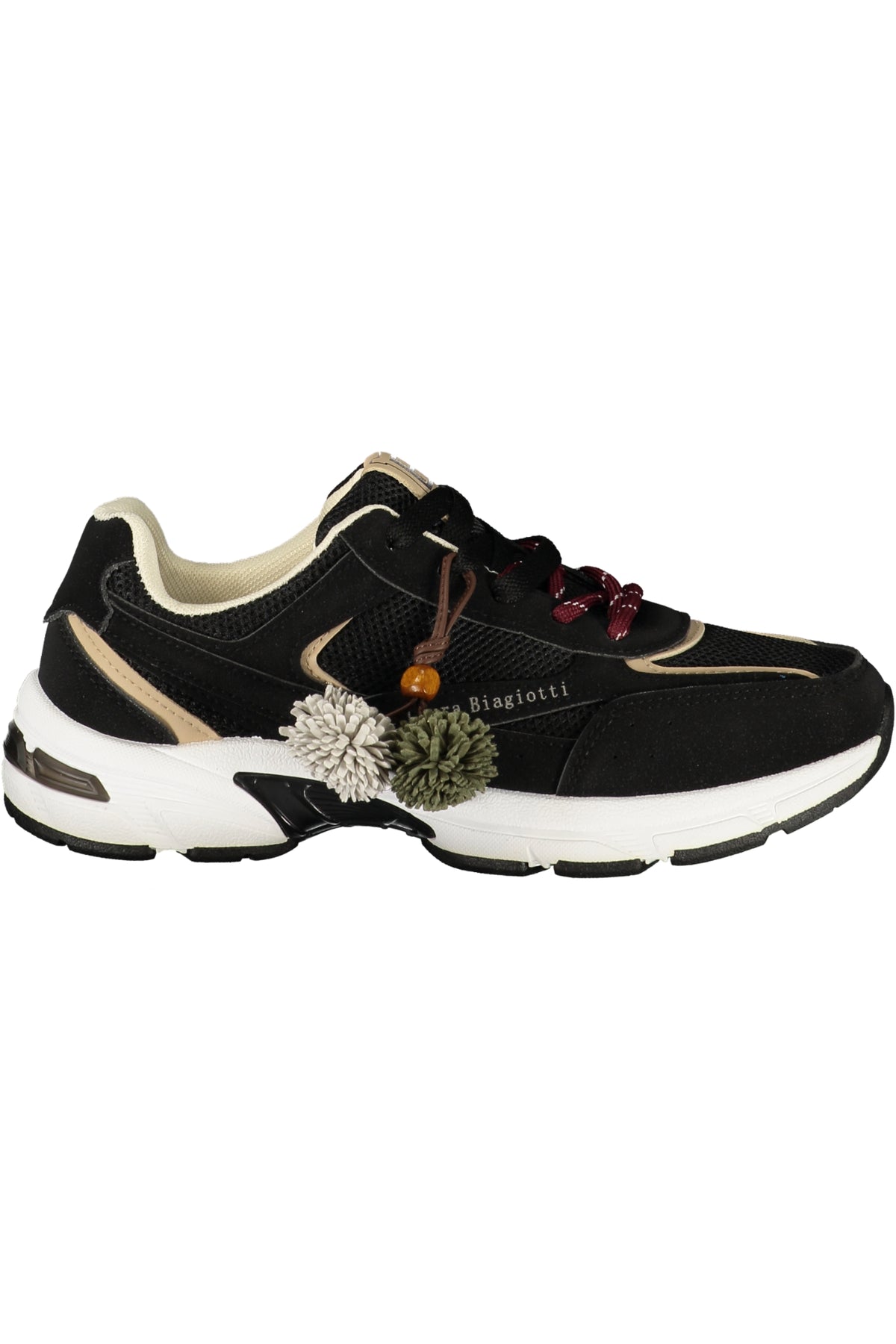 LAURA BIAGIOTTI WOMEN'S BLACK SPORTS SHOES
