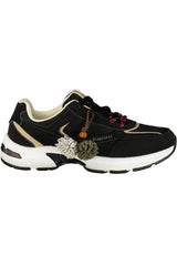 LAURA BIAGIOTTI WOMEN'S BLACK SPORTS SHOES