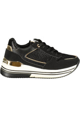 LAURA BIAGIOTTI WOMEN'S BLACK SPORTS SHOES