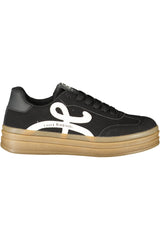 LAURA BIAGIOTTI WOMEN'S BLACK SPORTS SHOES